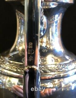 Antique Silver Plate on Copper Bachelor Tea Pot Hallmarked