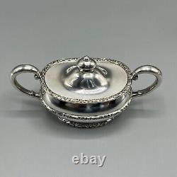 Antique Silver Plated Bachelor Teapot Tea Set Sugar Bowl Creamer Jug Rogers Bros