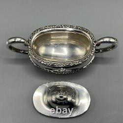 Antique Silver Plated Bachelor Teapot Tea Set Sugar Bowl Creamer Jug Rogers Bros