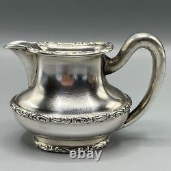 Antique Silver Plated Bachelor Teapot Tea Set Sugar Bowl Creamer Jug Rogers Bros