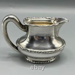 Antique Silver Plated Bachelor Teapot Tea Set Sugar Bowl Creamer Jug Rogers Bros