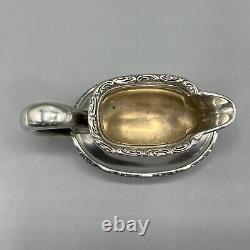 Antique Silver Plated Bachelor Teapot Tea Set Sugar Bowl Creamer Jug Rogers Bros