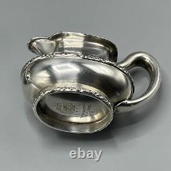 Antique Silver Plated Bachelor Teapot Tea Set Sugar Bowl Creamer Jug Rogers Bros
