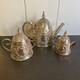Antique Silver Plated Coffee /tea Set Ornate Repousse Made In England