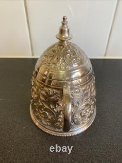 Antique Silver Plated Coffee /Tea Set Ornate Repousse Made In England