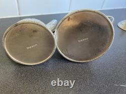 Antique Silver Plated Coffee /Tea Set Ornate Repousse Made In England