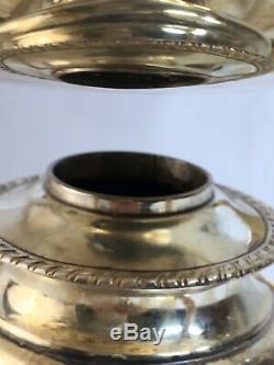 Antique Silver Plated Samovar Hot Water Urn Kettle 17 Tea Coffee w Burner