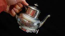 Antique Silver Plated Tea Service Set Simpson Hall Miller & Co, Quadruple