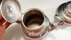 Antique Silver Plated Tea Service Set Simpson Hall Miller & Co, Quadruple