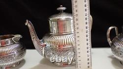 Antique Silver Plated Tea Service Set Simpson Hall Miller & Co, Quadruple
