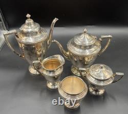Antique Silver Plated Tea Set EPC