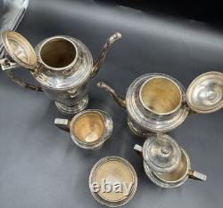Antique Silver Plated Tea Set EPC