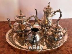 Antique Silver Plated Tea Set Württembergische Metallwarenfabrik (wmf) Germany