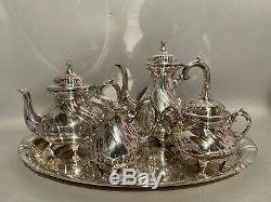 Antique Silver Plated Tea Set Württembergische Metallwarenfabrik (wmf) Germany