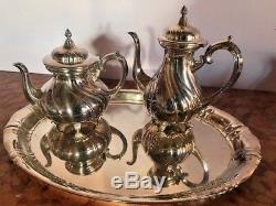 Antique Silver Plated Tea Set Württembergische Metallwarenfabrik (wmf) Germany