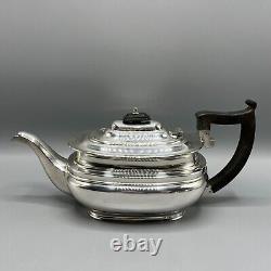 Antique Silver Plated Teapot Sugar Bowl Cream Jug Tea Set Roberts & Belk English