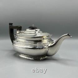 Antique Silver Plated Teapot Sugar Bowl Cream Jug Tea Set Roberts & Belk English