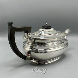 Antique Silver Plated Teapot Sugar Bowl Cream Jug Tea Set Roberts & Belk English