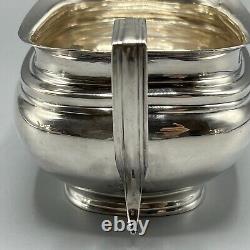 Antique Silver Plated Teapot Sugar Bowl Cream Jug Tea Set Roberts & Belk English