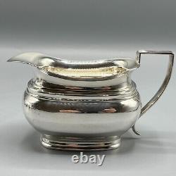 Antique Silver Plated Teapot Sugar Bowl Cream Jug Tea Set Roberts & Belk English