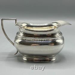 Antique Silver Plated Teapot Sugar Bowl Cream Jug Tea Set Roberts & Belk English