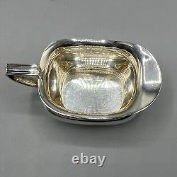 Antique Silver Plated Teapot Sugar Bowl Cream Jug Tea Set Roberts & Belk English