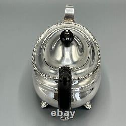 Antique Silver Plated Teapot Tea Service Footed English Quality William Suckling