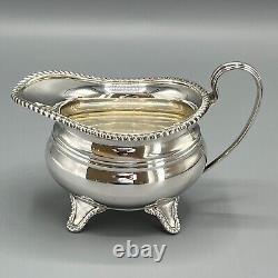 Antique Silver Plated Teapot Tea Service Footed English Quality William Suckling