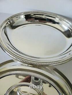Antique Silver Plated Tureen, EPNS, Antique Tableware, High Tea, Platter