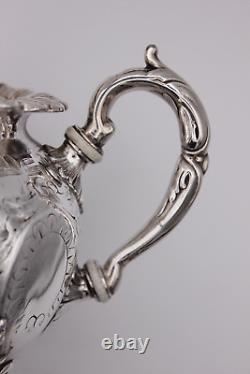 Antique Silver Plated Victorian Batchelor Tea Pot Shaw & Fisher Sheffield c. 1850