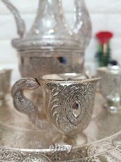Antique Silver Plated Vintage 6Pc Coffee/Tea Set