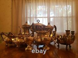 Antique Silver Tea And Tableware