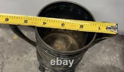 Antique Silver Teapot Cream & Sugar Aurora B. C. Barbour Quadruple Plate 1869