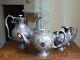 Antique Silver Plate Teapot Coffee Pot Teaset Stunning