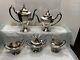 Antique Silver Plated Tea & Coffee 5 Pc Set Reed & Barton #3690 1890-1919