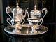 Antique Silverplate Tea Set With Tray Theodore B Starr