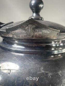 Antique Tea Lot 1pc Meriden B. Co. 1884 3pc Middletown Plate 1885 (READ)