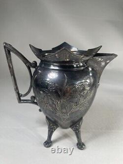 Antique Tea Lot 1pc Meriden B. Co. 1884 3pc Middletown Plate 1885 (READ)