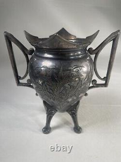 Antique Tea Lot 1pc Meriden B. Co. 1884 3pc Middletown Plate 1885 (READ)