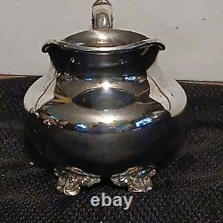 Antique Tea Set, Old English Silver Plate, Poole Silver Company