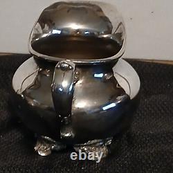 Antique Tea Set, Old English Silver Plate, Poole Silver Company