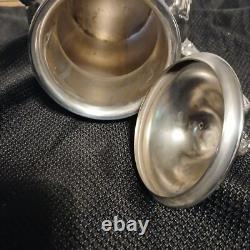 Antique Tea Set, Old English Silver Plate, Poole Silver Company