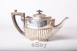 Antique Tea Set Silver Plated William Hutton Sons Goldsmith Silversmiths CO