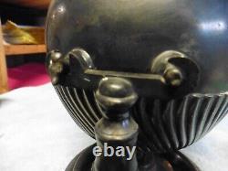 Antique Tea pot and warmer WILCOX Quadruple Silver plate pewter 1800's