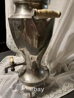 Antique Universal Silver Plate Coffee Tea Percolator E9629 Landers Frary Clark