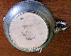 Antique Van Bergh Quadruple Silverplate Tea Set 4 Pc Pat. 1898 Rococo Style