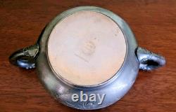 Antique Van Bergh Quadruple Silverplate Tea Set 4 Pc Pat. 1898 Rococo Style