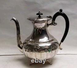Antique Victoria Silver TEASET (1) Teapot (2)Coffee Pots, Sugar & Creamer