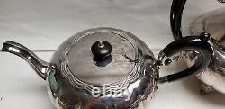 Antique Victoria Silver TEASET (1) Teapot (2)Coffee Pots, Sugar & Creamer