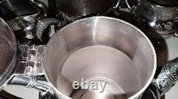 Antique Victorian 4pc Tea Set Quad Silver Plate Hartford Very Elegant 1881-1893